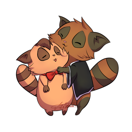 Tanuki hug (Anim'Est 2023)